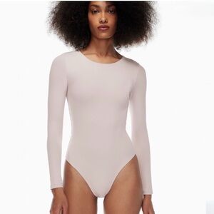 Babaton Aritzia Ivory Bodysuit size M